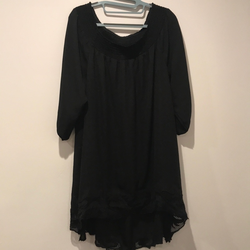 Chicos Lace Edged Tunic